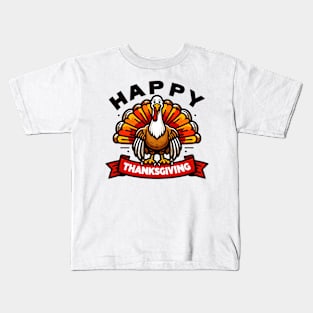 Happy Thanksgiving Kids T-Shirt